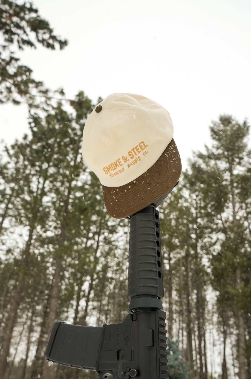Smoke & Steel Embroidery Hat